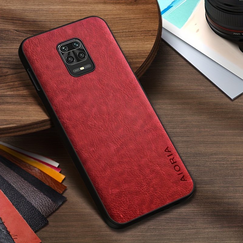Case For Xiaomi Redmi Note 9 Pro Funda Cuero Sintético Lujo - Temu