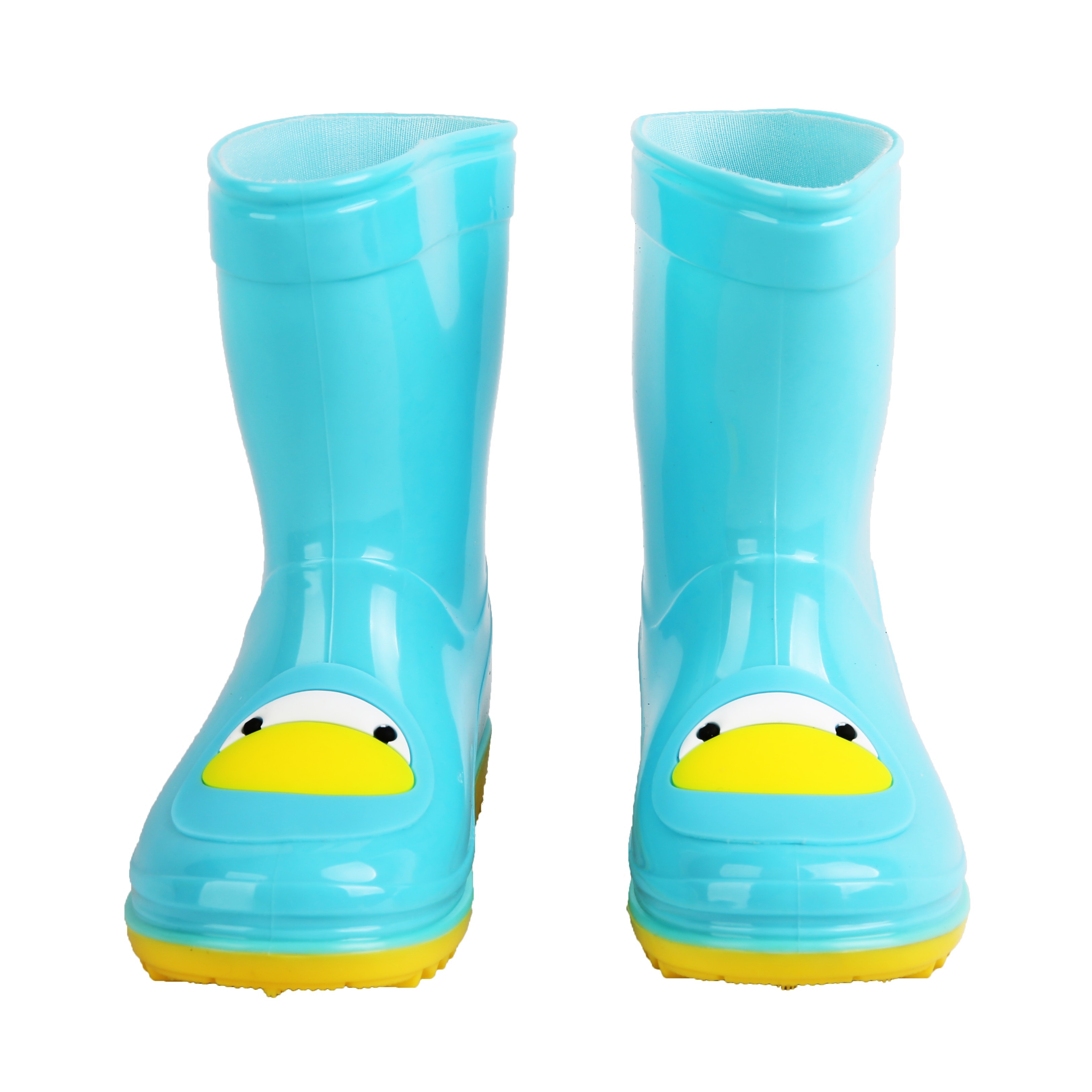 Kids Boys Rain Boots, Cartoon Penguin Print Wear-resistant Waterproof  Non-slip PVC Rain Shoes For Outdoor Working Fishing