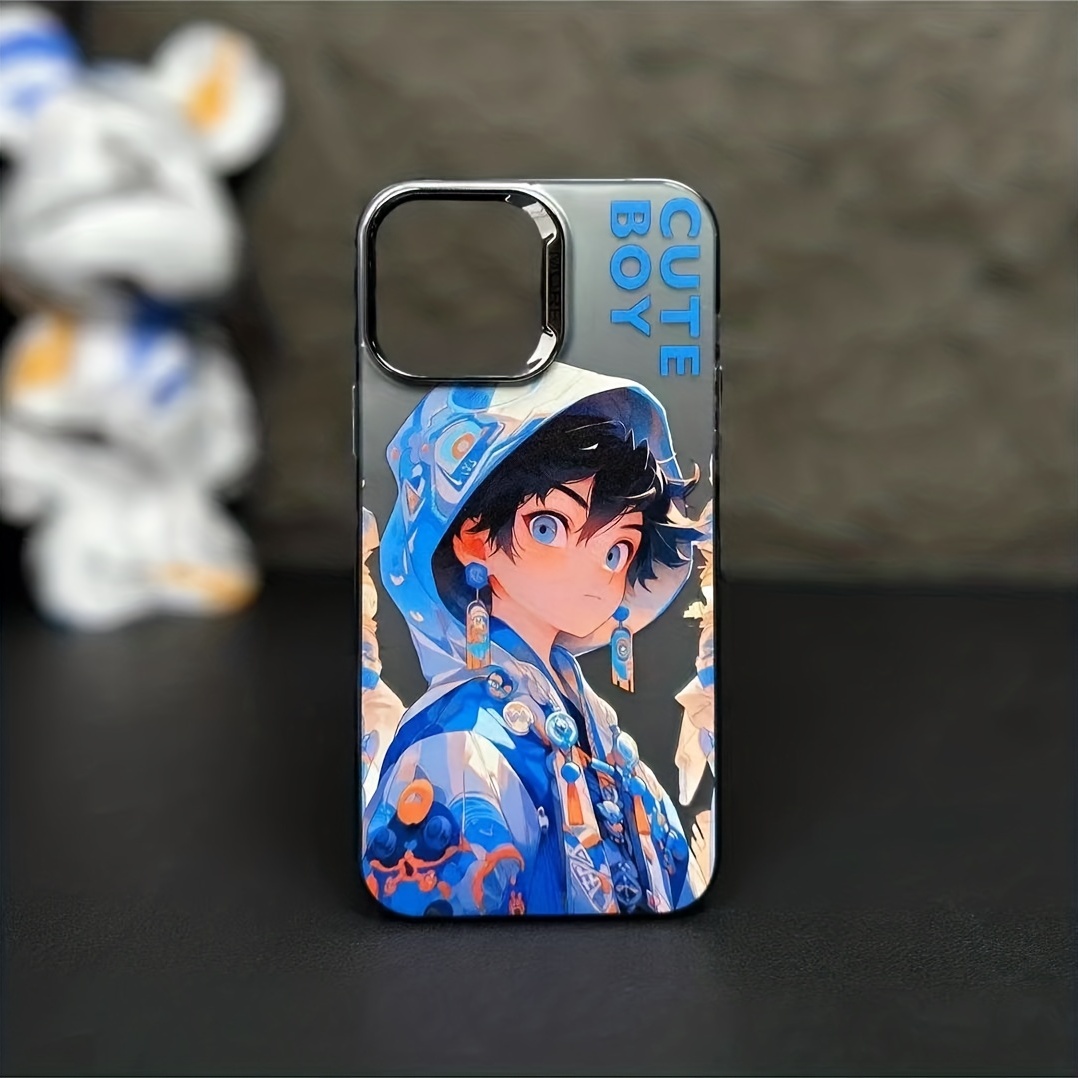 Trendy Case Creative Retro Anime Style Character Suitable Temu