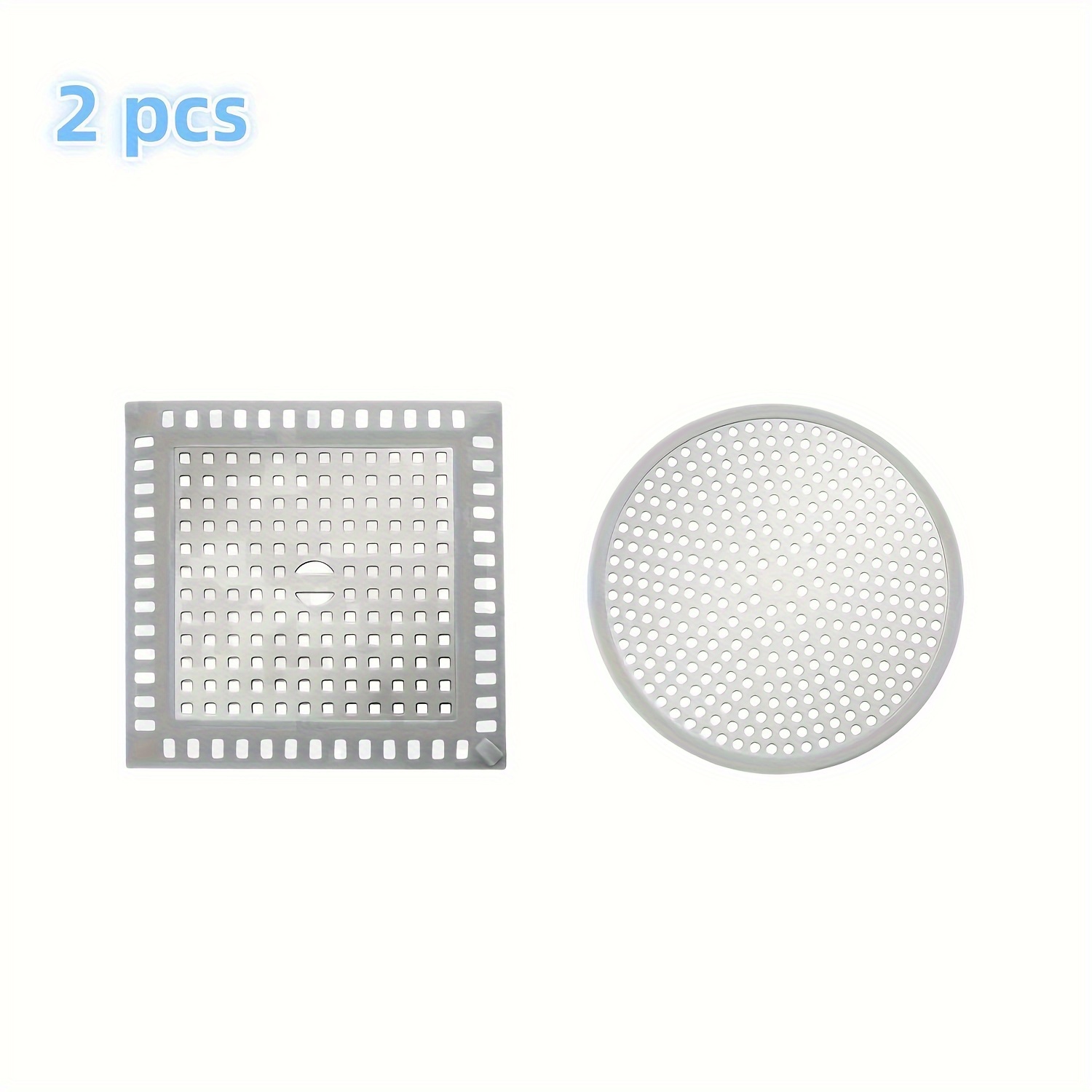 LEKEYE Shower Drain Hair Catcher/Strainer/Stainless Steel and Silicone 