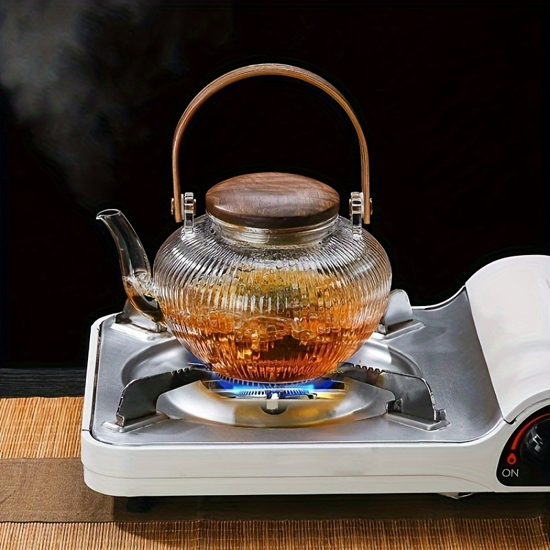 Walnut Automatic Electric Ceramic Stove Tea Cooker Glass Kettle