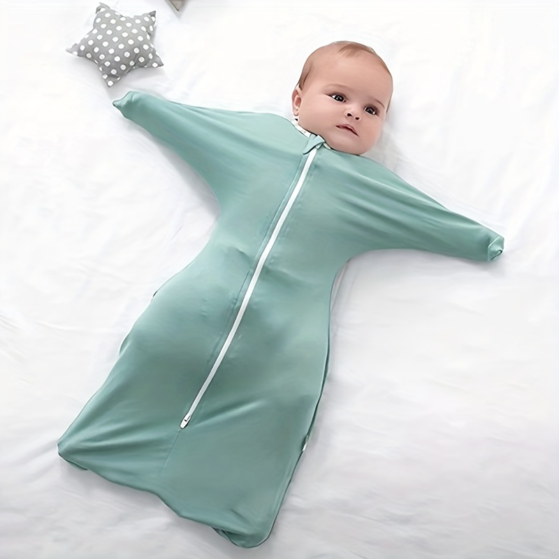 Saco de dormir de fibra de bambú para bebé, saco de dormir suave y cómodo  con