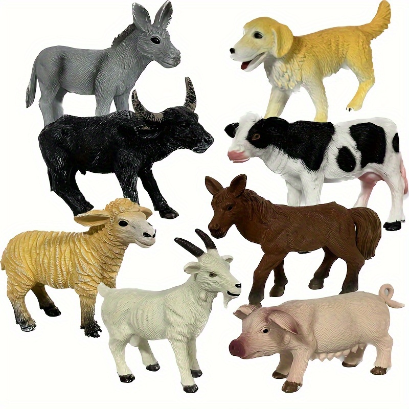 Animales De Granja De Juguete - Temu