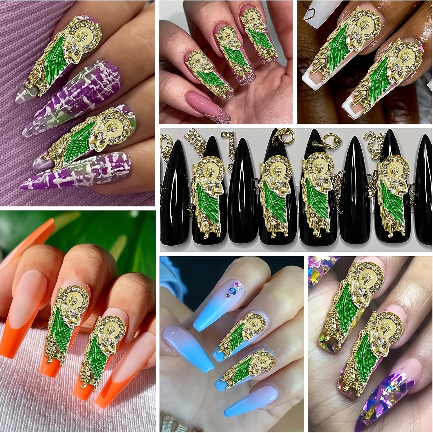 Y2k Colorful Nail Charms 3d Resin Knot Nail Charms Cute - Temu