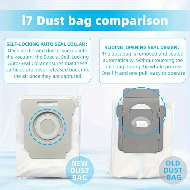 Replacement Vacuum Bags For Irobot - Temu