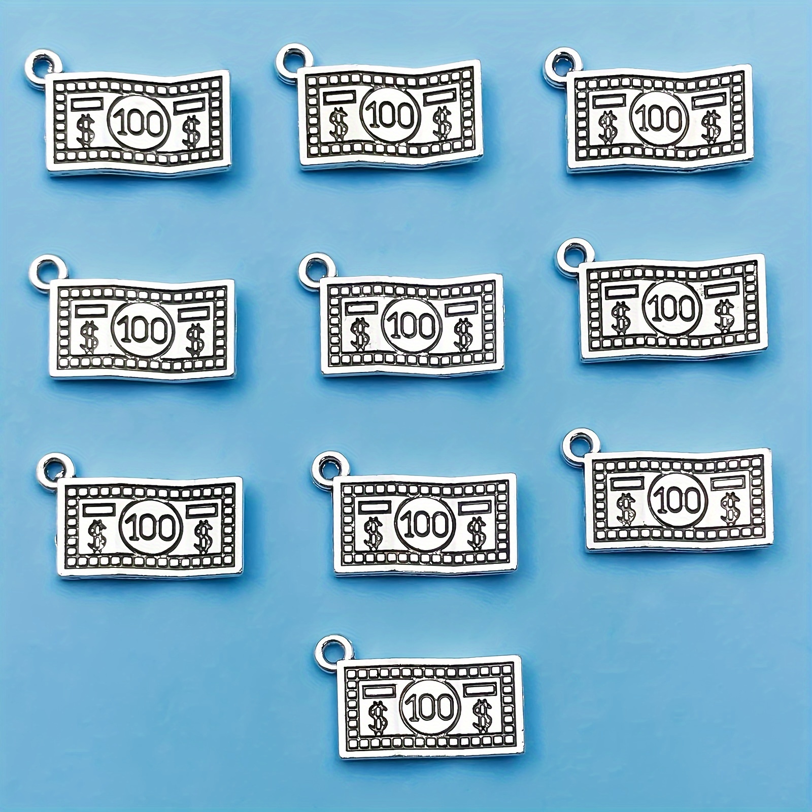 24 Stück Dollar-Aufnäher - Gold Und Silber Für Jeans & Rucksäcke