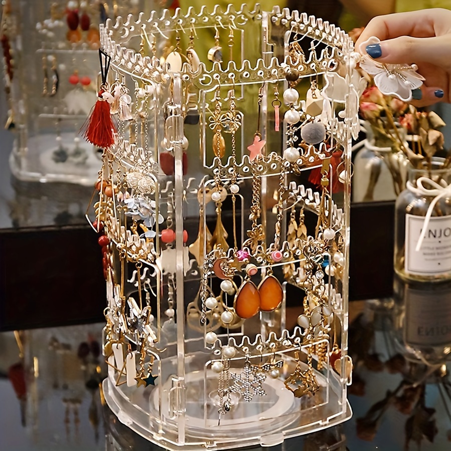 Stecche Per Orecchini In Legno Da 20", Rack Porta Orecchini Individuale, File Di Ricambio Personalizzate, Organizer Per Gioielli Fai Da Te, Strisce Di Barre Per Orecchini - Italia