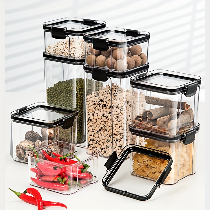 Multifunctional Food Storage Sealed Jars With Lid Moisture - Temu