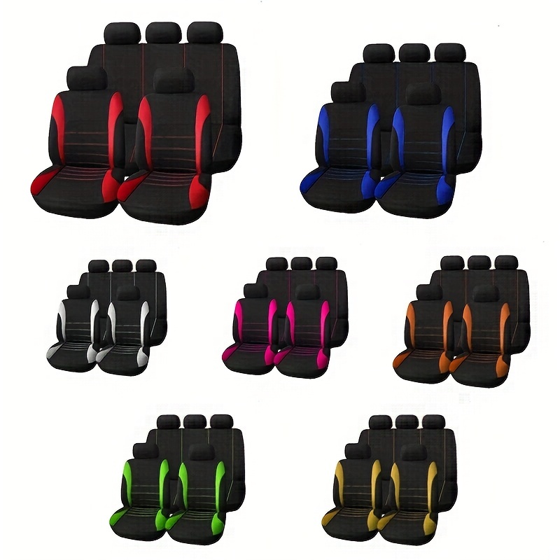 Universal 9 Piece Car Seat Cover Set