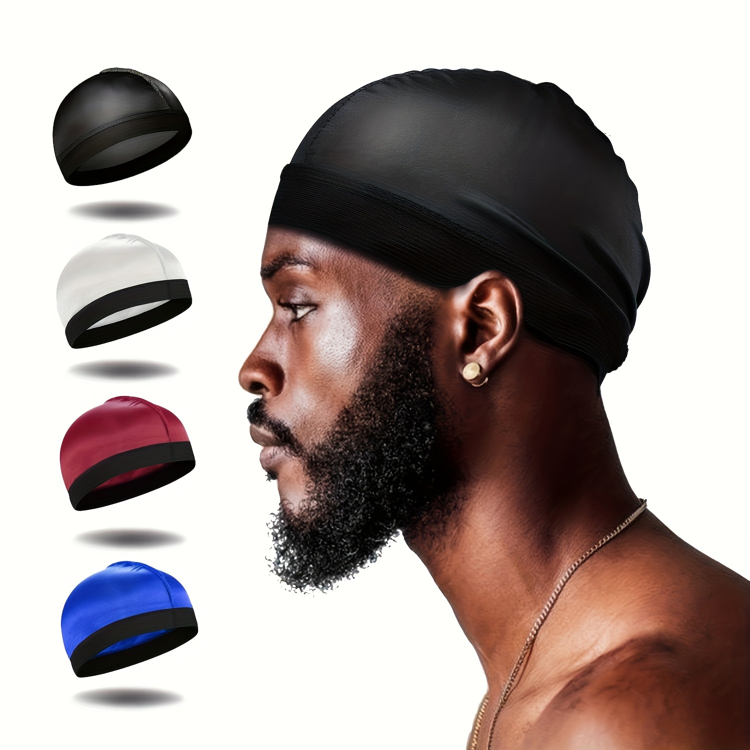 Velvet Silky Durag Hat Cap Unisex Women Premium Designer Doo Rag Wave UK**