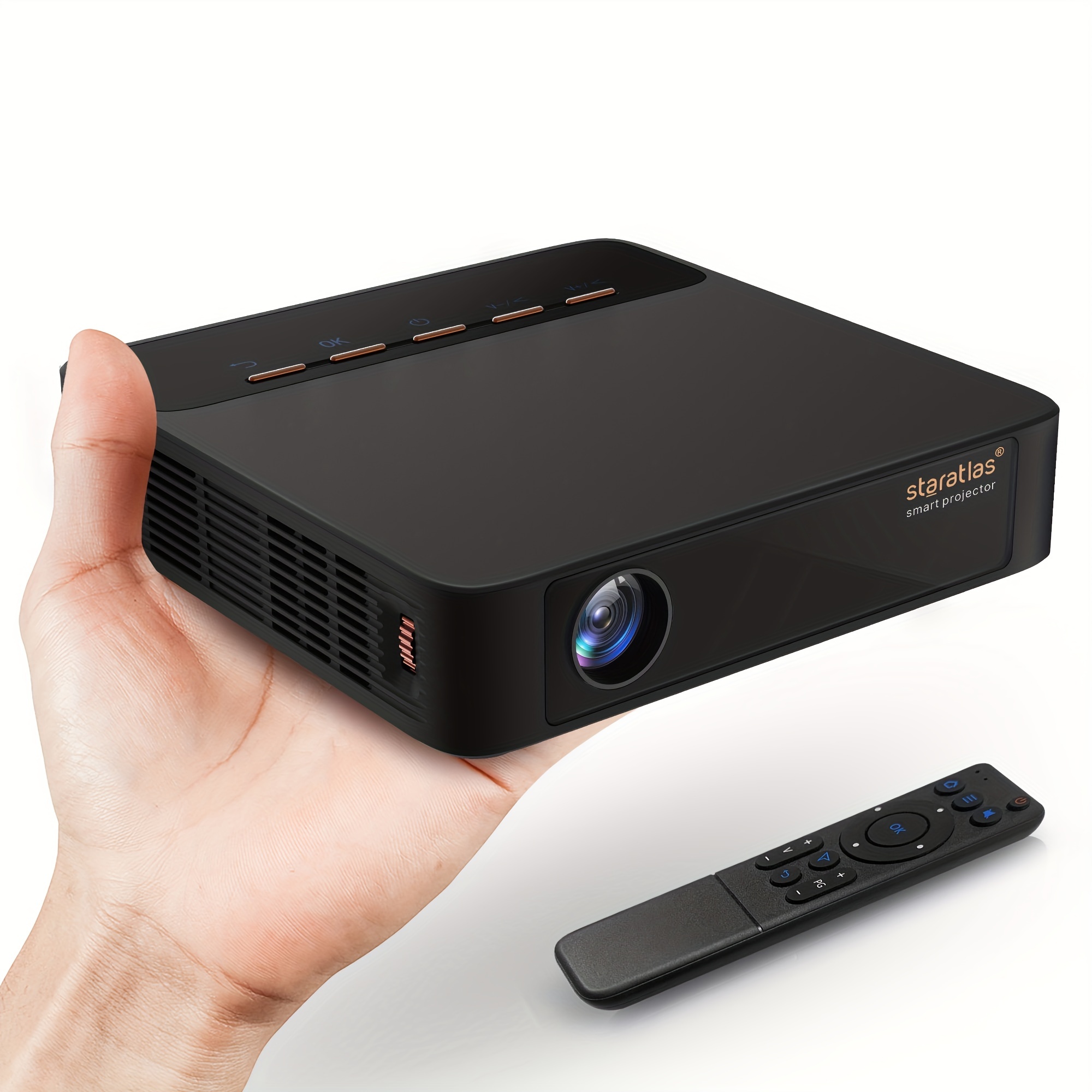 2023 New Mini Android Portable Projector 4k Supported - Temu