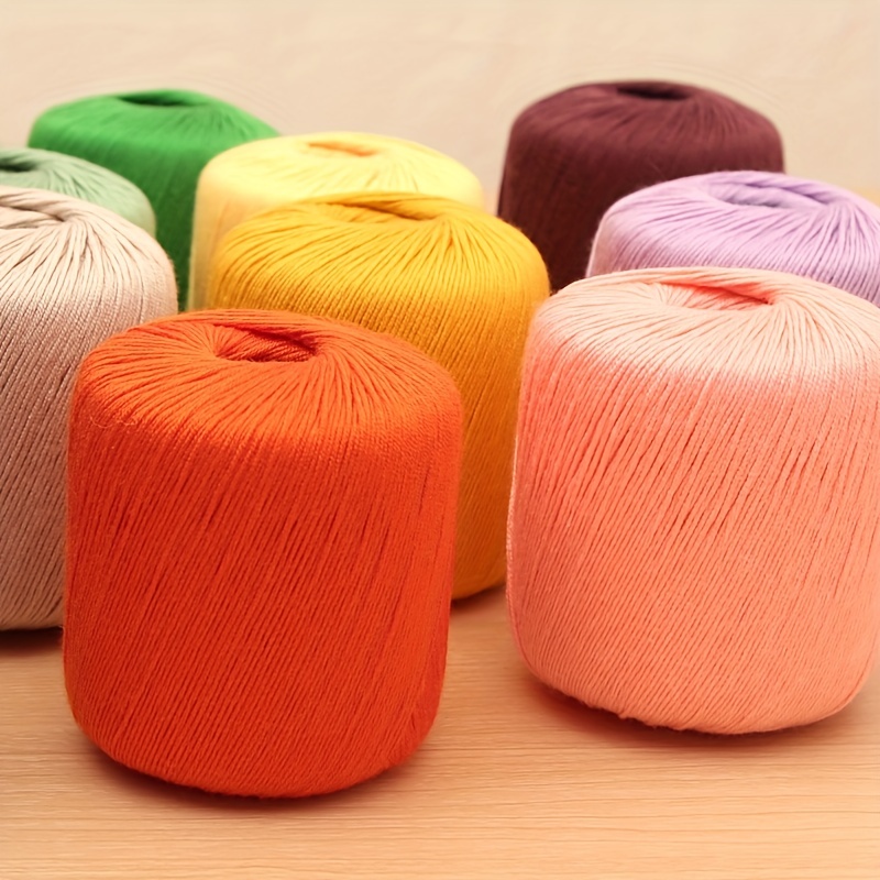 1pc 50g Hollow Ice Silk Hook Thread Yarn Trapillo Para Tejer