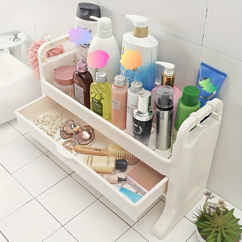 Large Capacity Storage Rack Home Use Bathroom Storage Basket - Temu