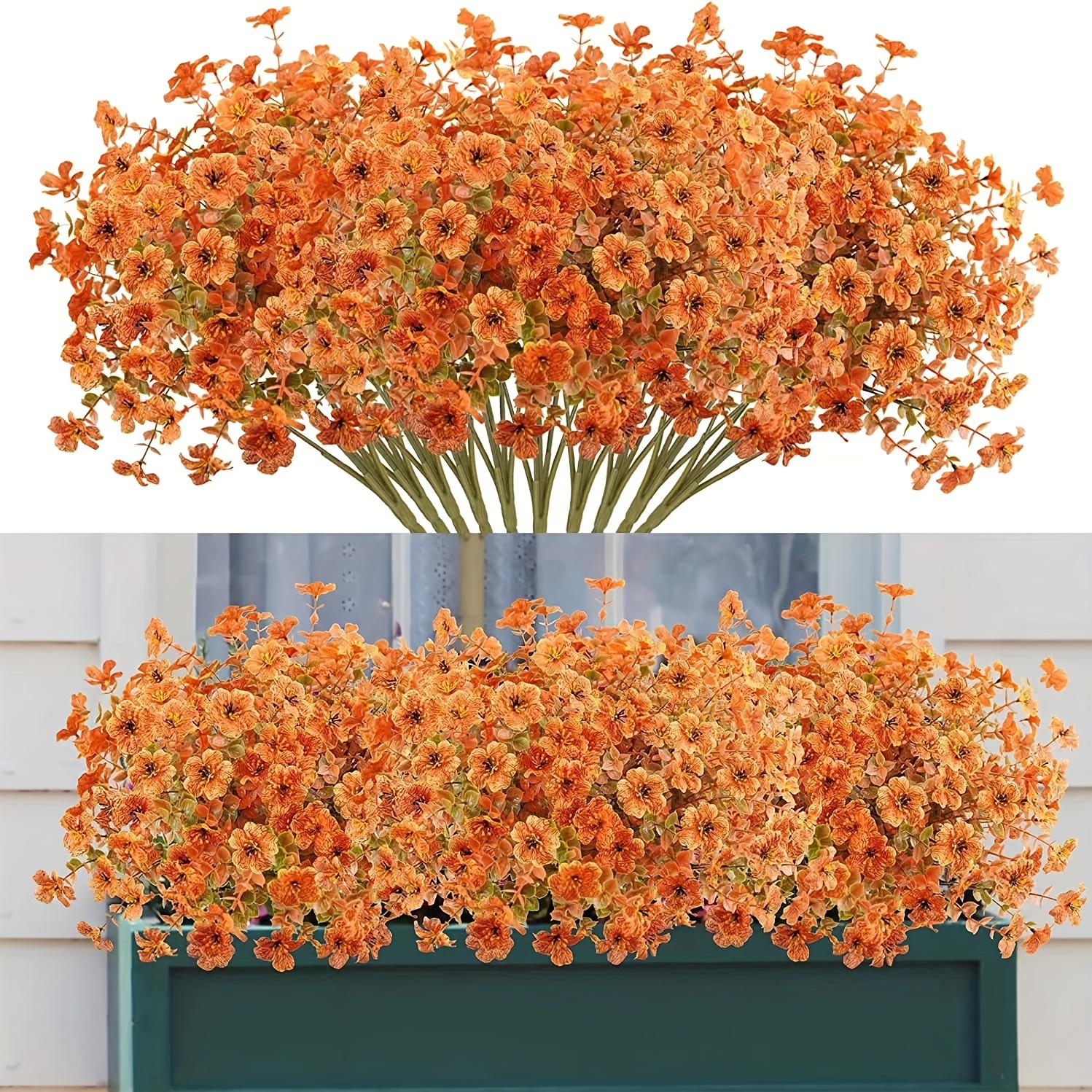 Artificial Flowers Outdoor Fake Flowers For Decoration Uv - Temu