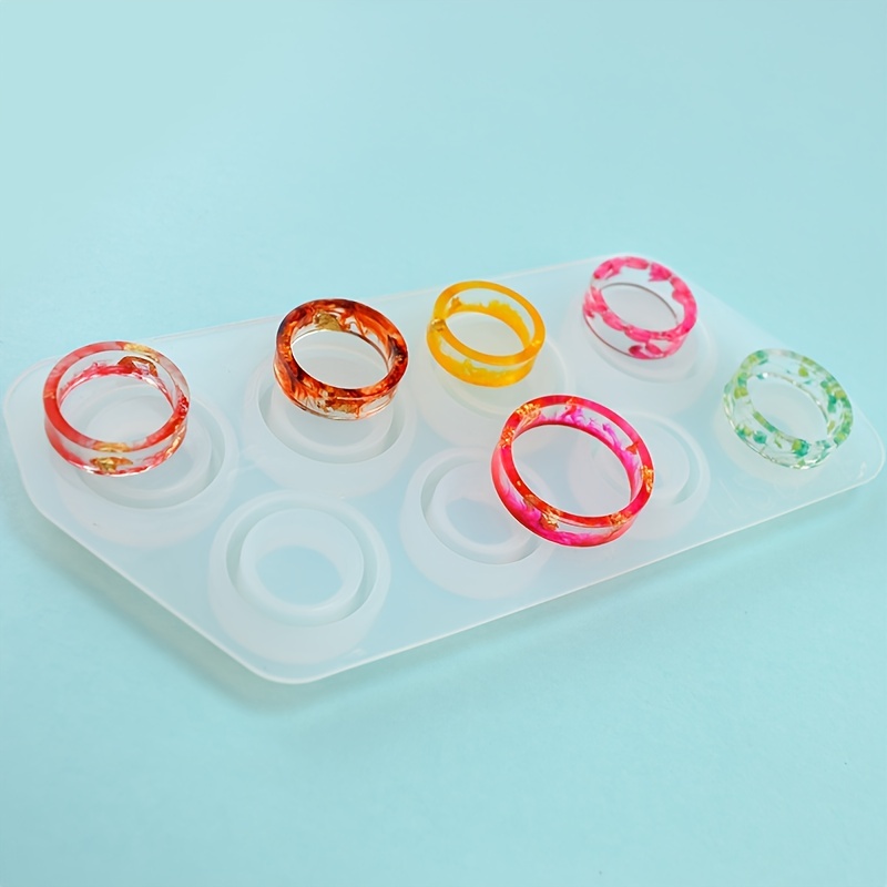 Resin Epoxy Silicone Mold Ring Jewelry Molds Diy Mould Rings Casting Making  DIY