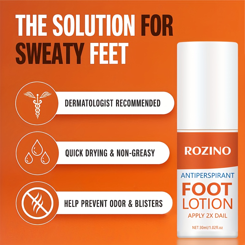 Antiperspirant Foot Cream for Sweaty Feet