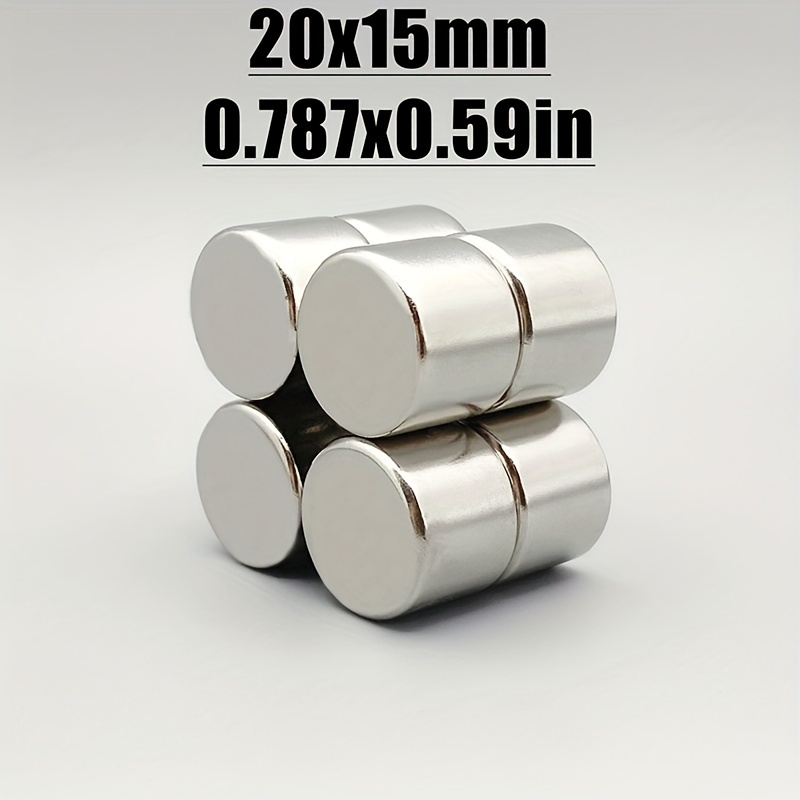 20pcs Aimants NeodymE Cylindre Puissant Magnetique N50 10 X 8mm