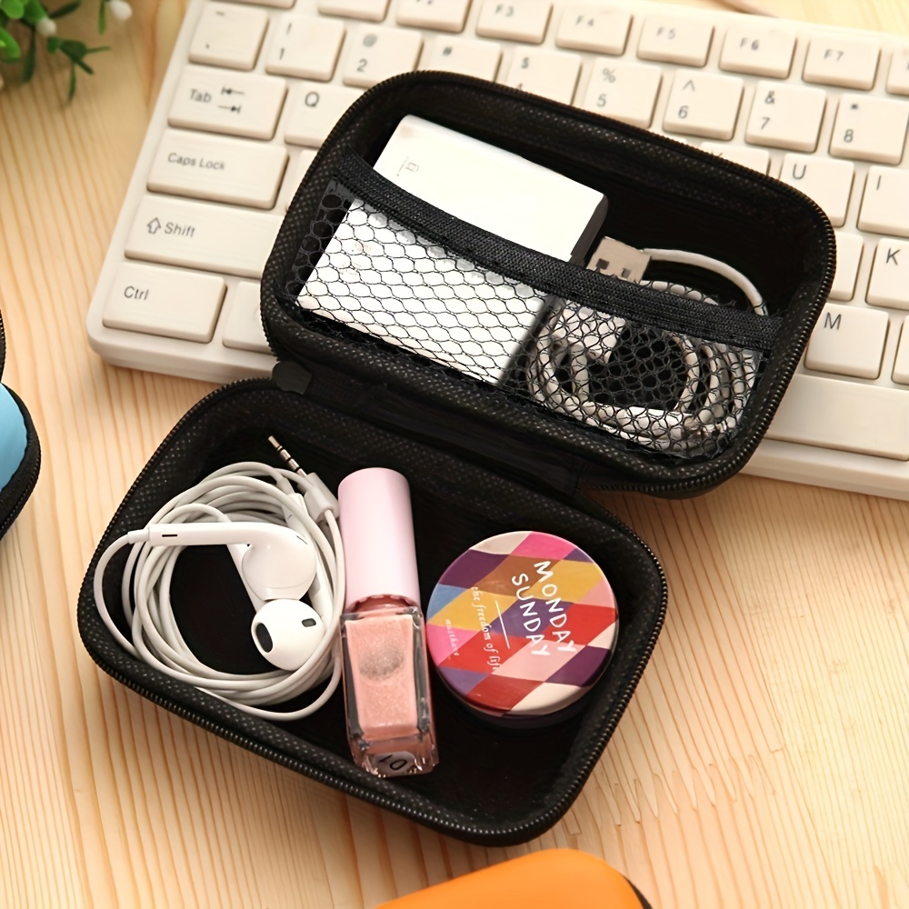 Portable USB Cable Organizer Electronics Accessories Storage Bag