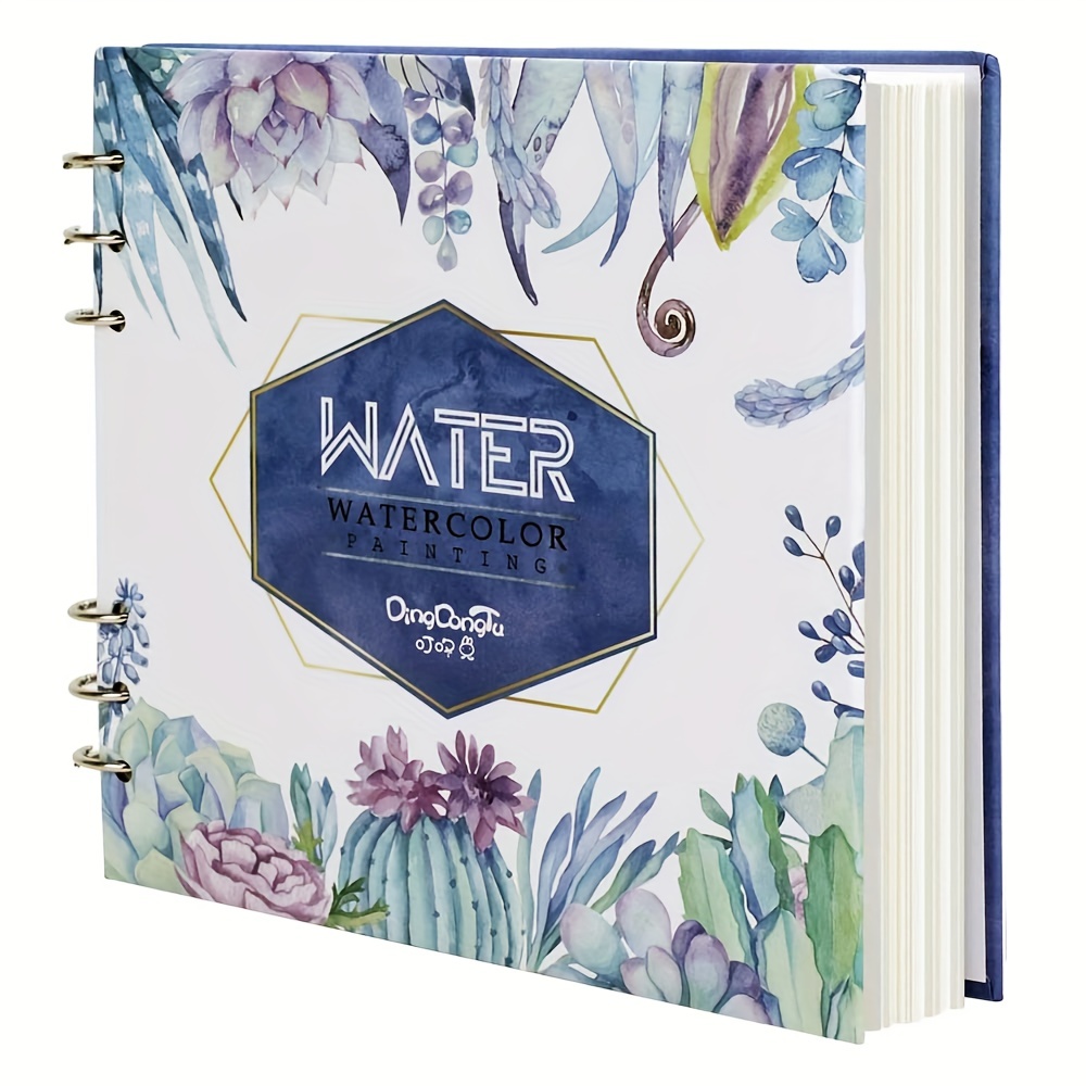 Watercolor Journal, 3.5X5.5”, 140 LB, 300 GSM, arta Cotton Paper, Cold  Press, 24