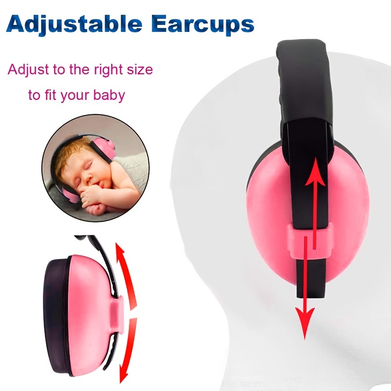 Protección de oídos para bebés Auriculares con cancelación de ruido para  bebés de 3 meses a 2 años, Orejeras para niños antirruido, Auriculares para  bebés, de oídos para dormir para niños, Protección
