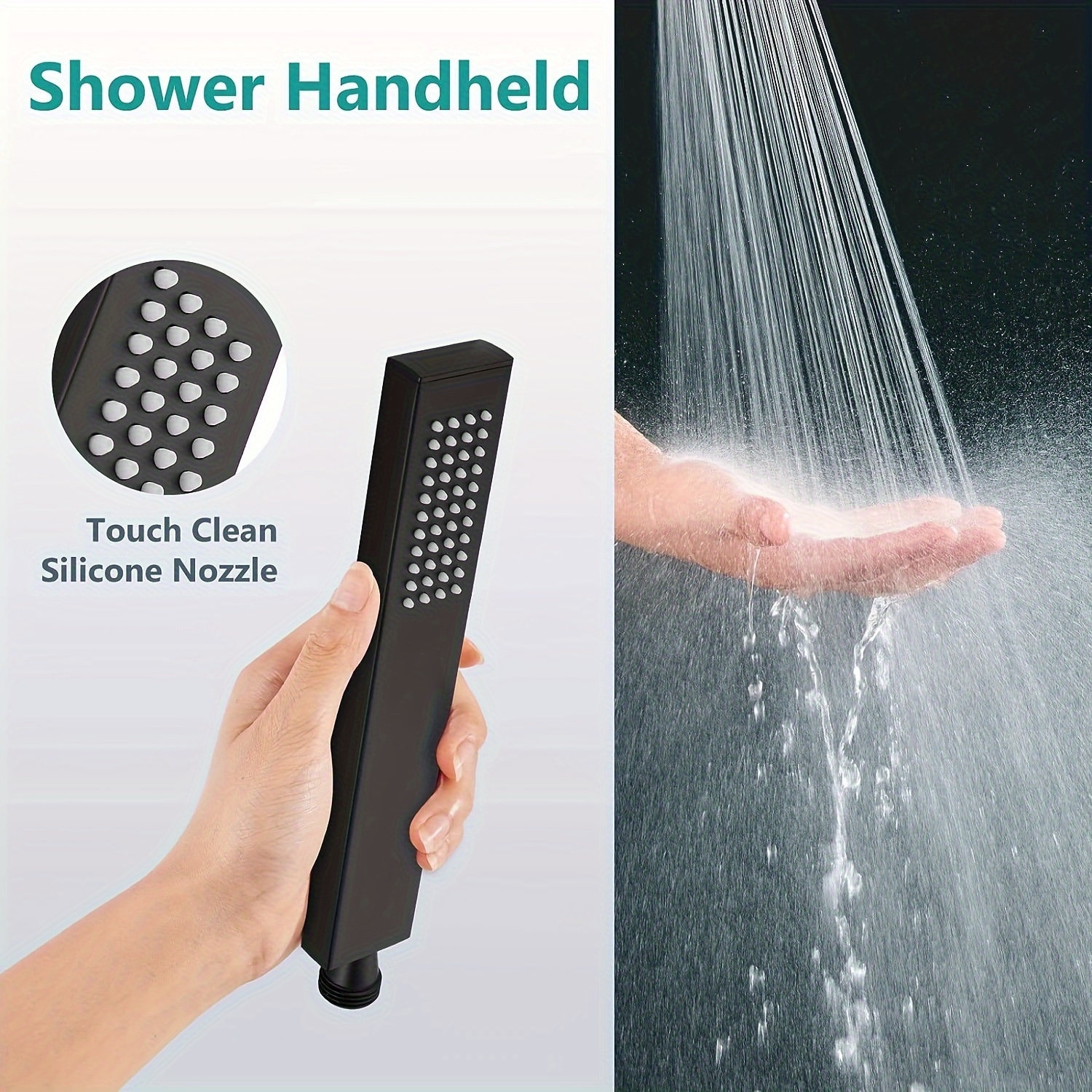 Waterfall Mixer Faucet with Hand Shower, for Bathtub