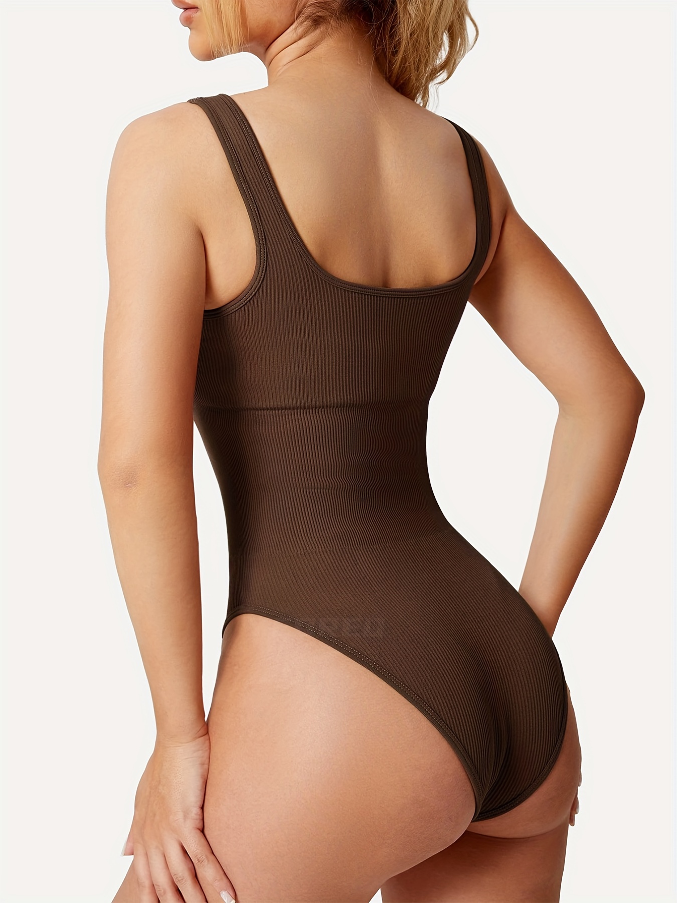 Stretch-Knit Cami Romper Sexy Sleeveless Bodysuit Women Summer