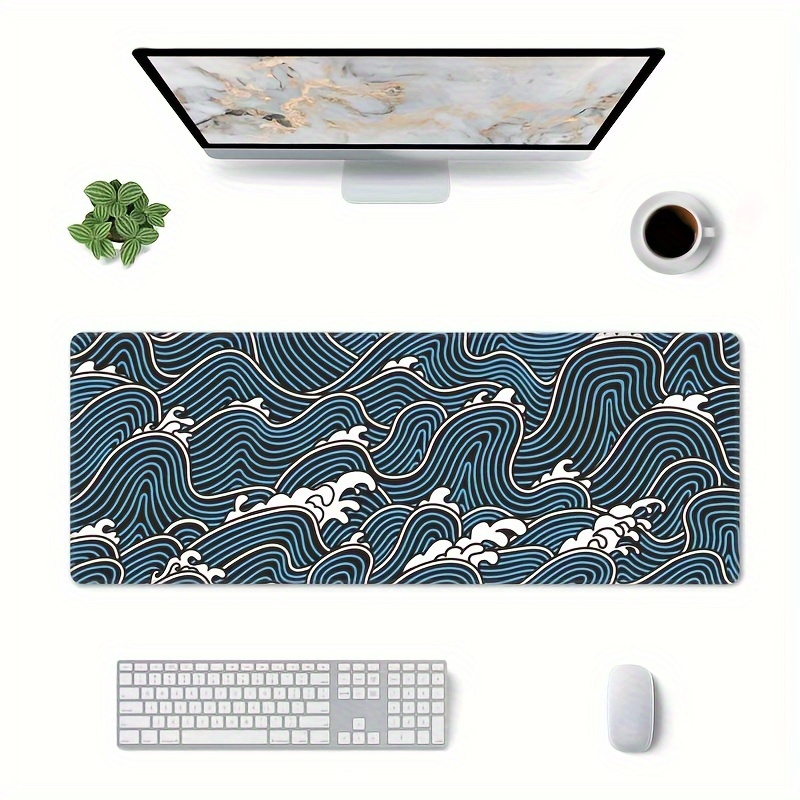 Large Game Mouse Pad Japanese Dragon Gaming Accessories Hd - Temu