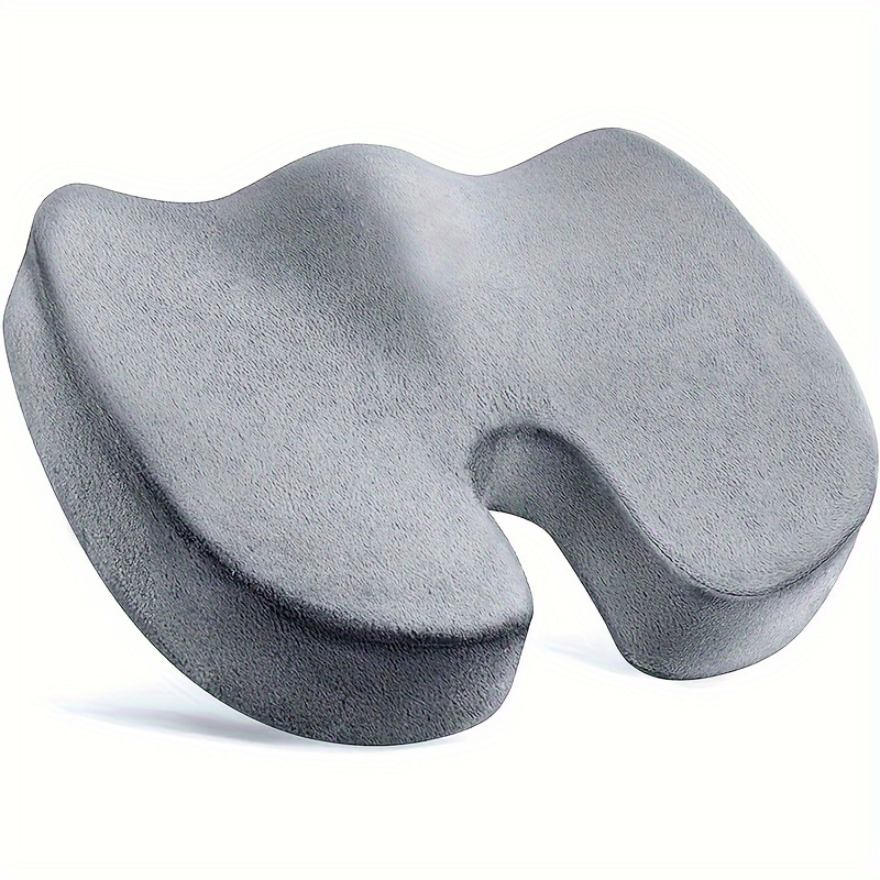1pc Office/Car Seat Cushion, Non-Slip Sciatica & Back Coccyx Tailbone Pain  Relief Chair Pad, Memory Foam Butt Pillow For Computer Desk, Wheelchair, Dr