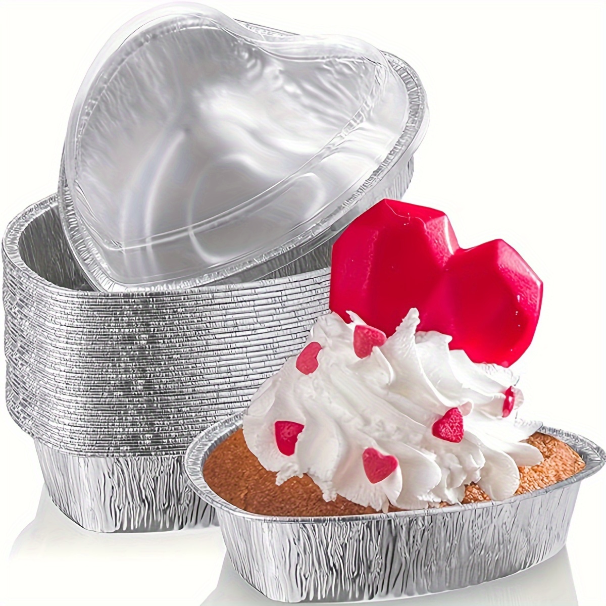 En forma de corazón, molde de pastel de cumpleaños de boda, tarta de queso,  herramienta para hornear DIY, 7 pulgadas