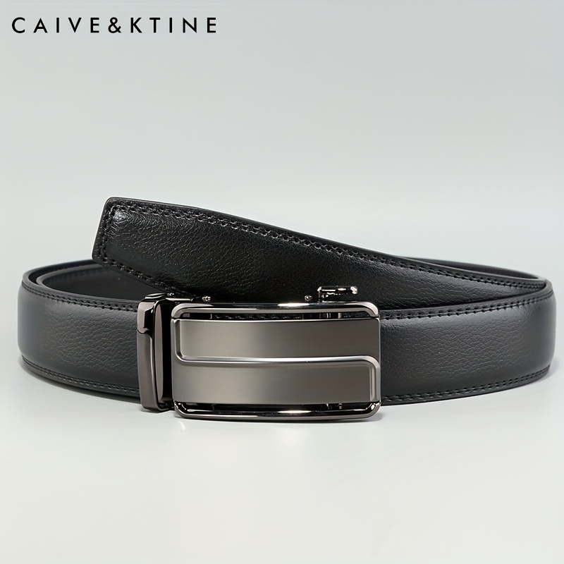 Men's Belt Leather Automatic Buckle Business Casual High-quality