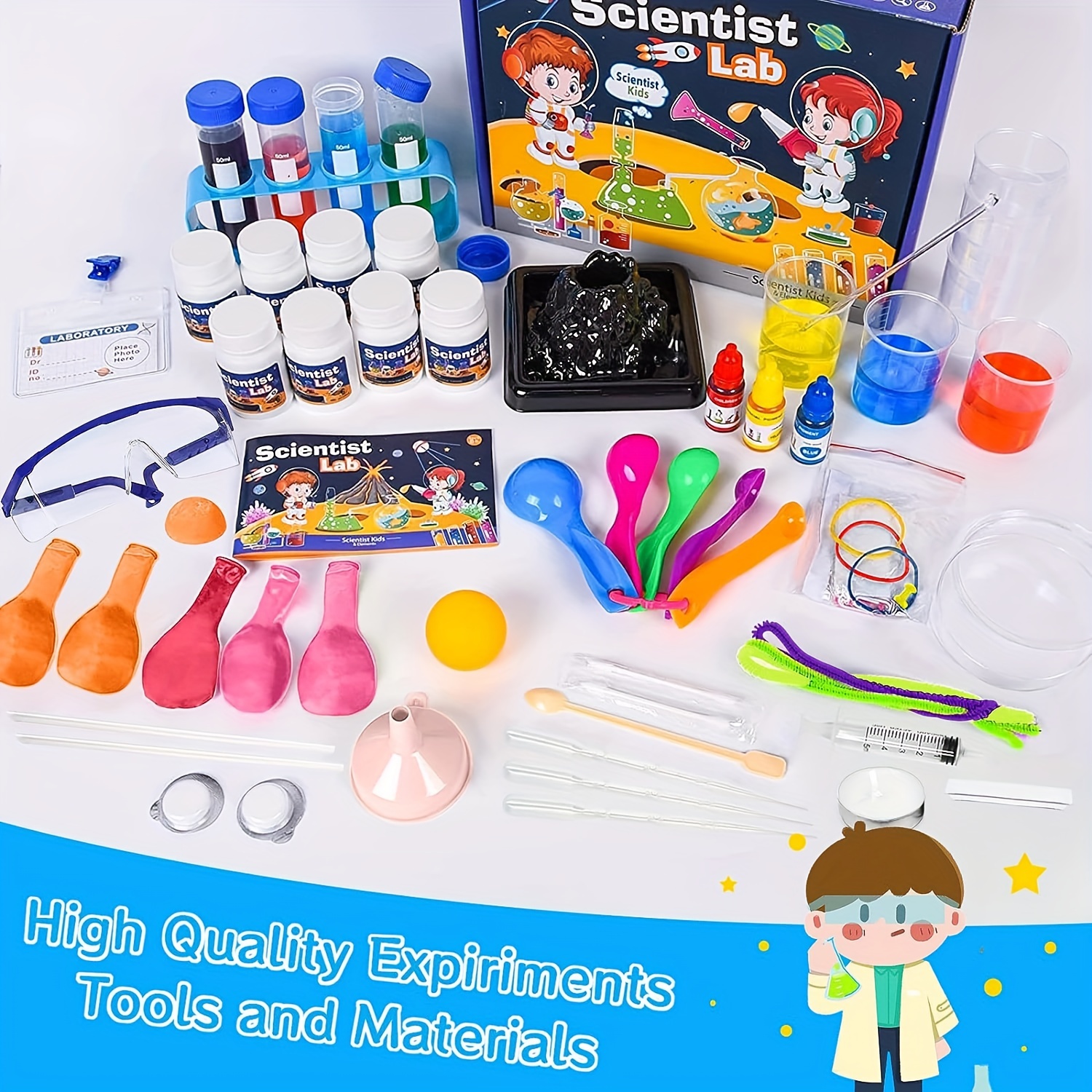 Crystal Growing Kit, STEM Projects Science Kits for Kids Age 4-6-8