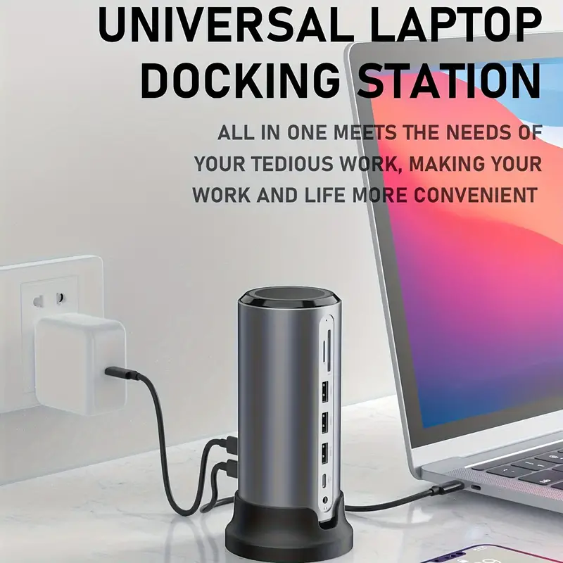 For Macbook Pro/air Docking Station 1 Universal - Temu