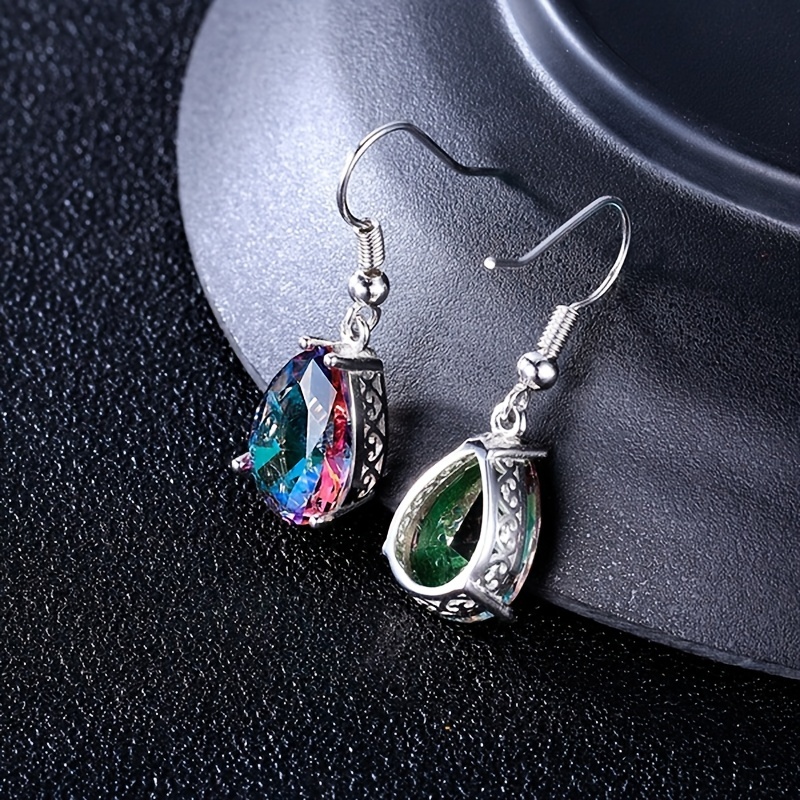 Stylish Water Drop Crystal Earrings