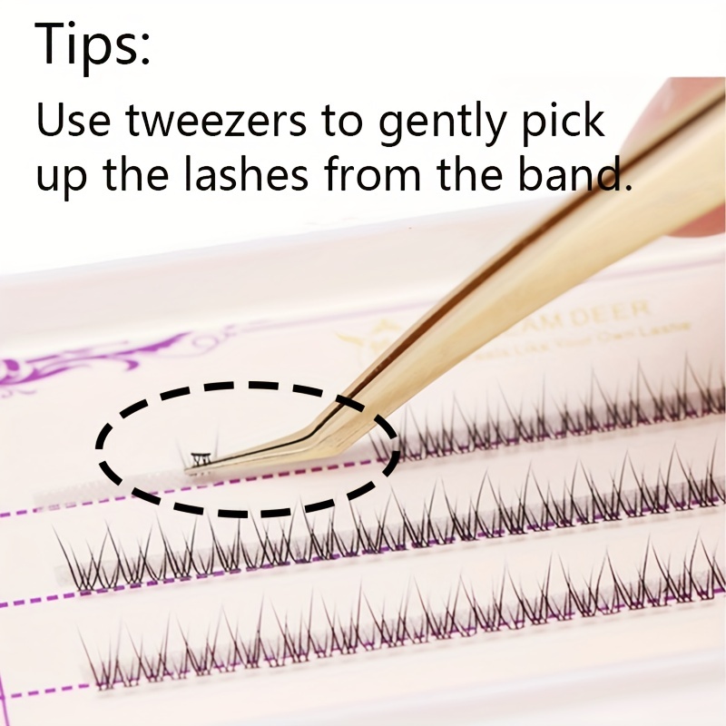 Fairy Natural Individual Lashes 123pcs C Curl Eyelash Cluster Lashes