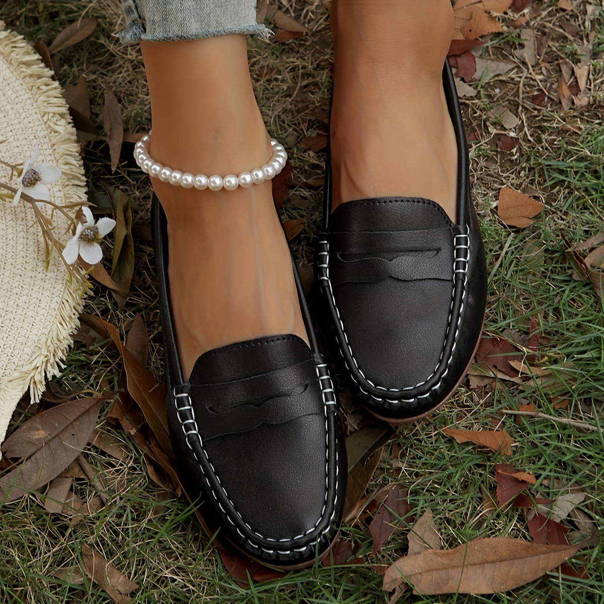 Mocasines Cordones Mujer Cómodos Ligeros Zapatos Planos - Temu Mexico