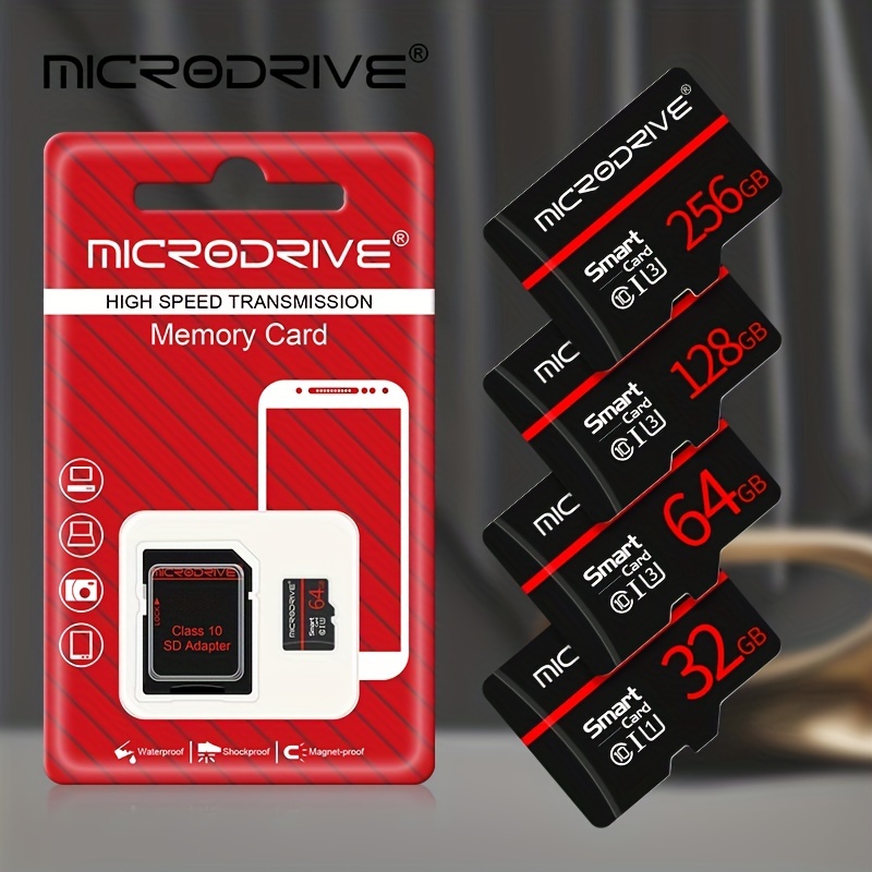 Carte SD mémoire SD Microdrive 64 Go haute vitesse de classe 10