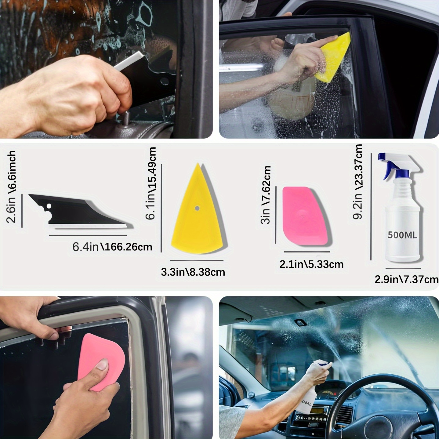 Vehicle Vinyl Wrap Window Tint Film Tool Kit - Temu