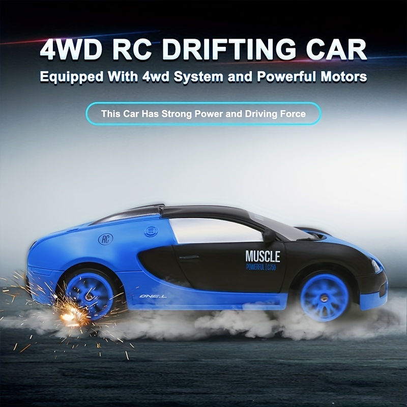 2.4G Drift Rc Car 4WD RC Drift Car Toy Controle Remoto GTR Modelo AE86  Veículo Carro RC Racing Car Brinquedo Para Presentes De Natal Para Crianças