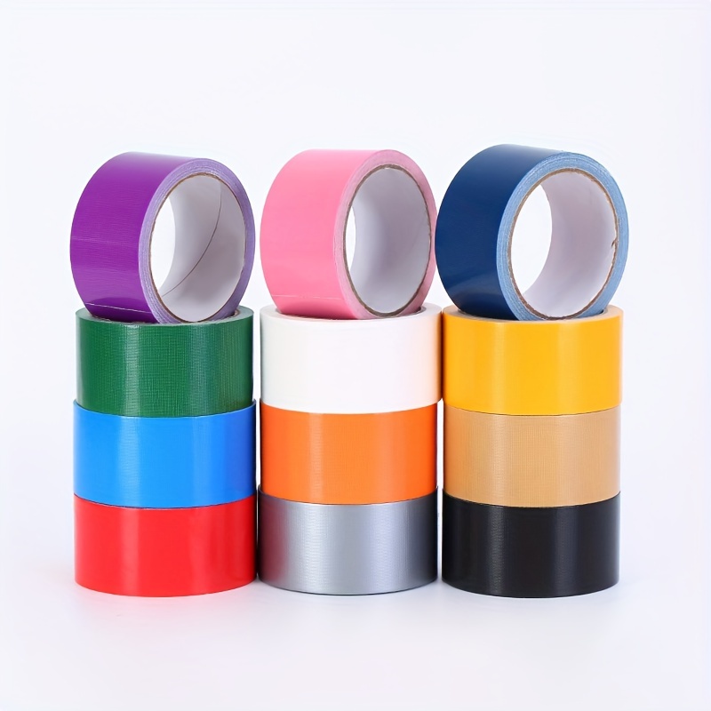 12 Color for your choice , Colored duct tape with strong adhesion , Duck  tape with varies colors