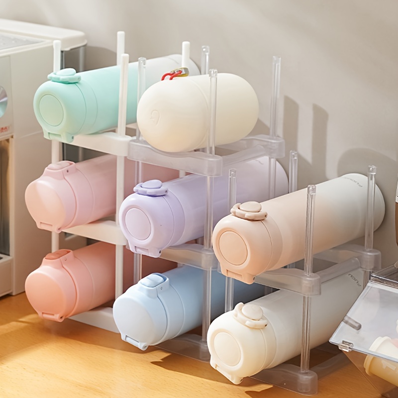 Multiple Layers Stackable Insulated Cup Storage Rack Kitchen - Temu