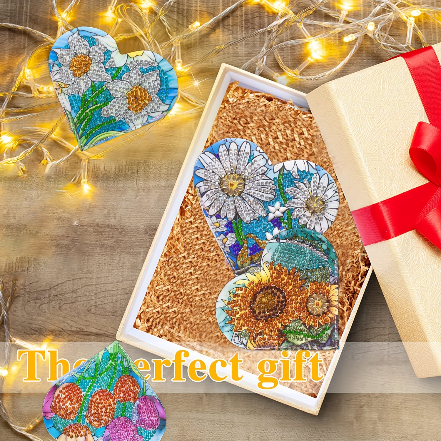 4PCS Special Shape+Round Diamond Painting Bookmark Kits Kits (Christmas  Series)