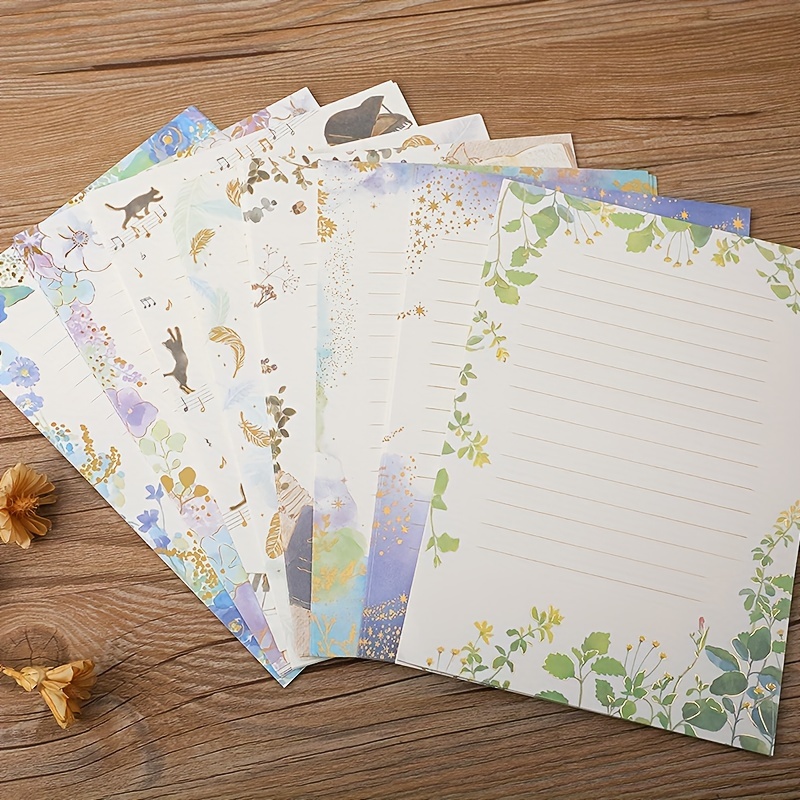 13pcs/set Vintage Floral Envelopes Writing Paper Bag Sealing Stickers  Kawaii Wedding Party Events Invitation Cards Cover Office - AliExpress