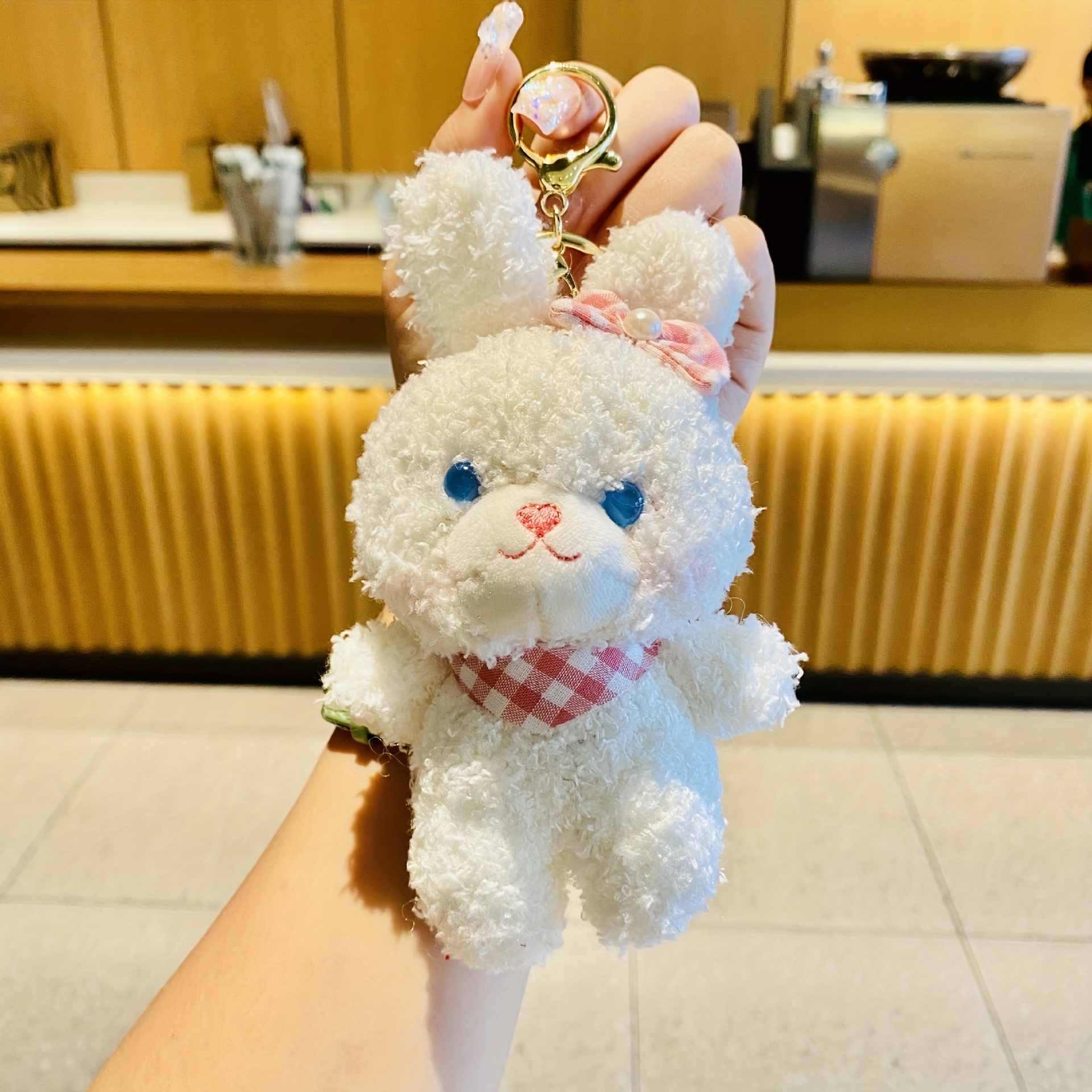 rabbit doll keychain