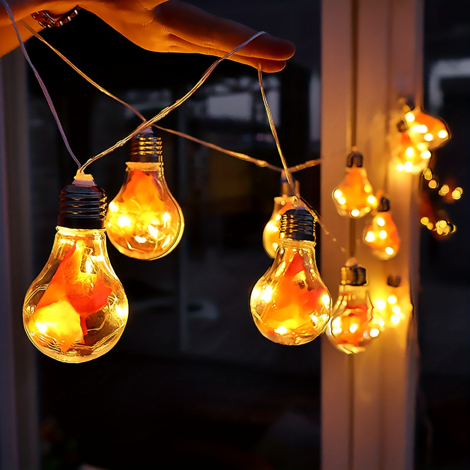 Guirlandes lumineuses à ampoules pour décoration intérieure - Comptoir des  Lampes
