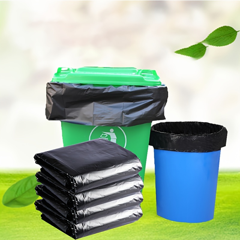 50pcs Thickened Large Black Garbage Bags For Hotel, Restaurant, Property  Management, Sanitation