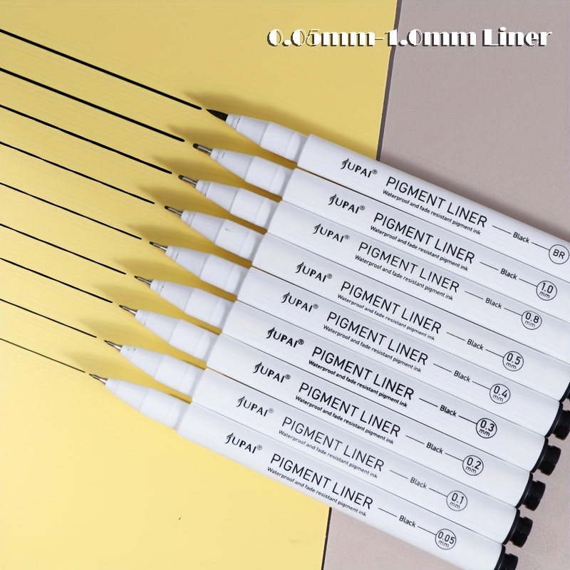 Giorgione Precision Micro line Pens Various Sizes Set Black - Temu