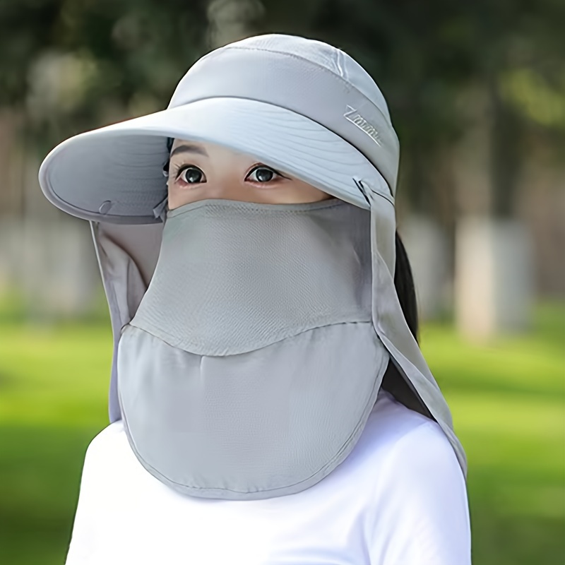 Camo Sun Protection Hat Mask Shawl Breathable Foldable Uv - Temu United  Kingdom