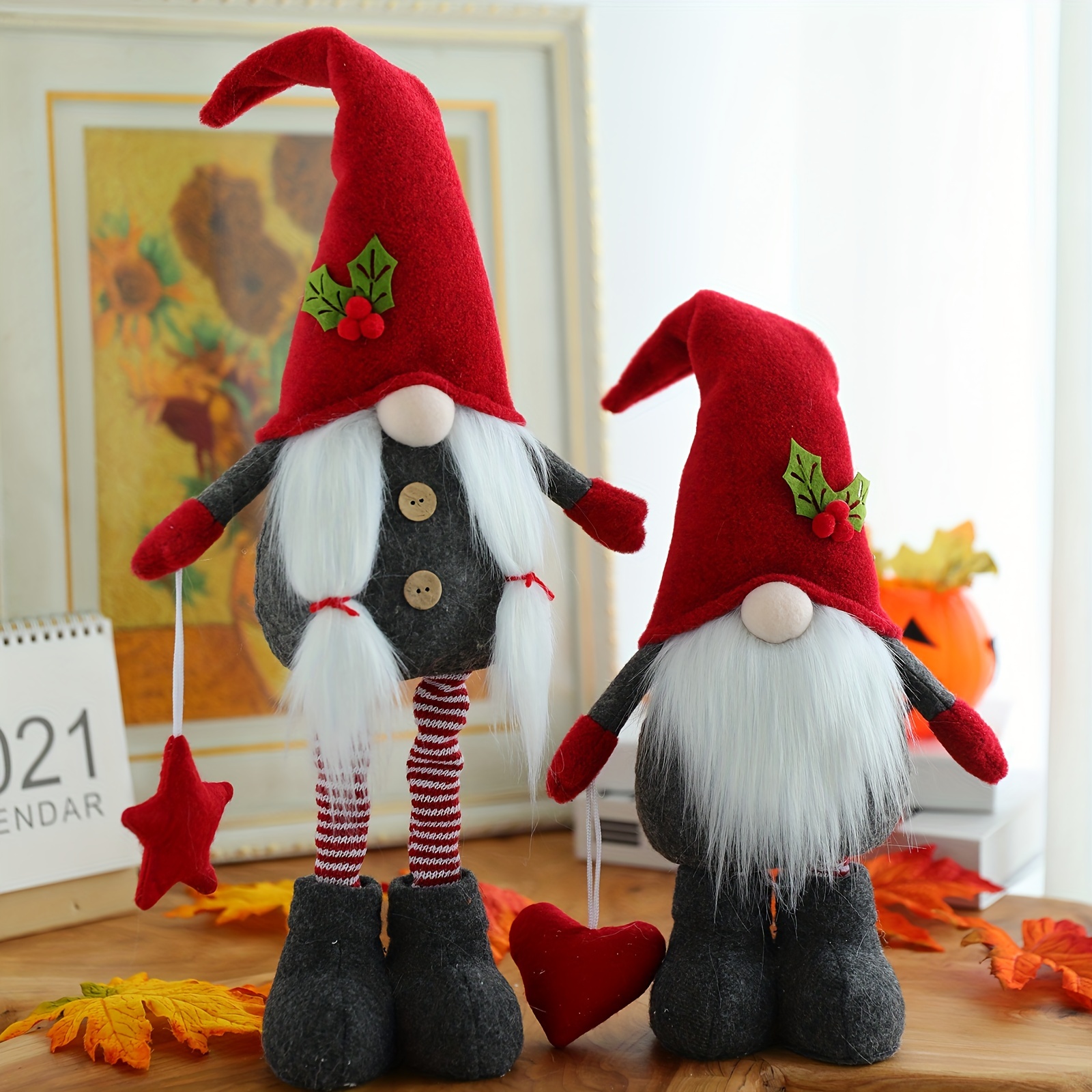 1pc Décoration De Noël Gnome Peluche Poupées De Gnomes De - Temu