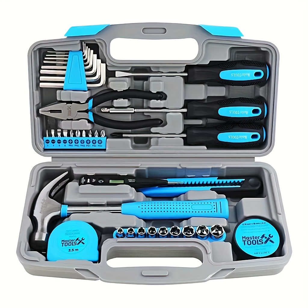 17-Piece Plier Wrench Hammer Screwdriver General Repair Hand Tool Set  Household Home Kit