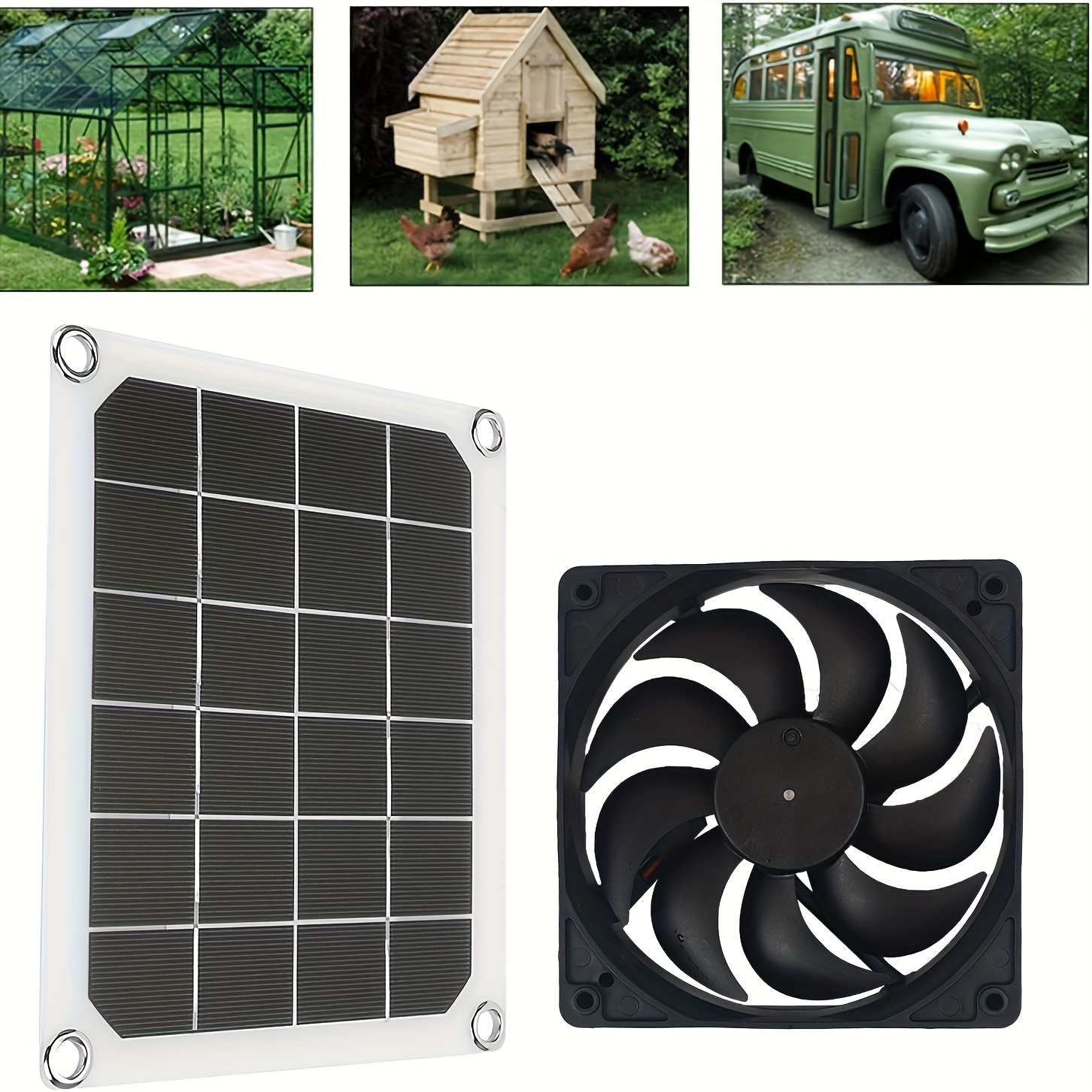 Paneles solares flexibles panel solar impermeable 18V 5V 10W desmontable  para coche hogar barco para exteriores ANGGREK Otros